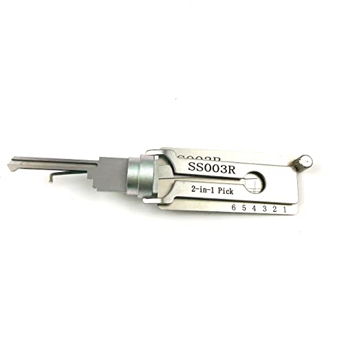 2-in-1 Locksmith Tool for Padlock Civil Lock,Read and Pick Tool Euro Cylinder Lock Picking Set for Beginners (SS003R) - Image 2