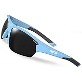 DEAFRAIN Polarized Sports Sunglasses for Women Men UV 400 Protection Glasses for Safety Driving Golf
