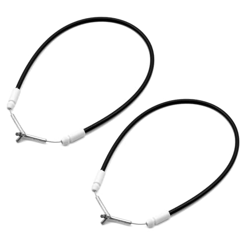 HAOTOM 2Pcs Front Left Door Inner Handle Release Lock Wire Cables Compatible for 2006-2011 Hyundai Accent & Kia Rio 4-Door 81371-1E000