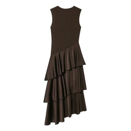 Robe d'été en satin vêtement décontracté chic et fluide pour dames - 3