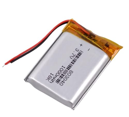 Batería Lipo 803040 de 3,7 V 1000 mAh recargable para mini altavoces y proyectos de robótica