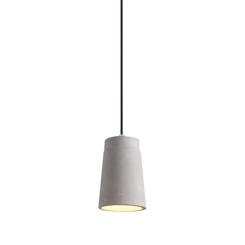 Abat-jour en ciment suspension rétro E27 lustre réglable