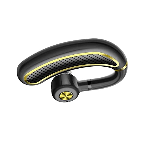 FVDPWYE Auricular Bluetooth Manos Libres con Tecnología Inalámbrica Cancelación de Ruido Avanzada Micrófono Integrado para Llamadas Claras Audífono con, Oro Negro