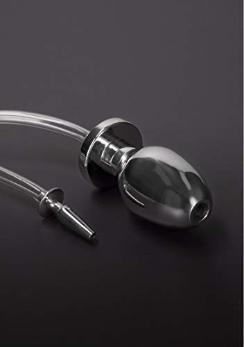 Shots Steel - Fire Hose Penis Plug With Buttplug