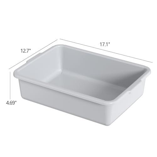 Boîte de bus utilitaire avec couvercle hermétique lot de 3 bacs étanches 13 L gris clair - 3