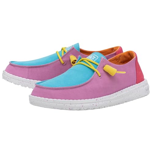 Image of HEYDUDE Women's Wendy Slub Canvas | Women's Shoes | Women's Slip On Shoes | Comfortable & Light-Weight