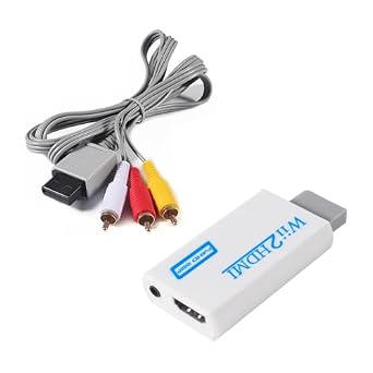 Aokin AV Cable and Wii to HDMI Converter for Wii