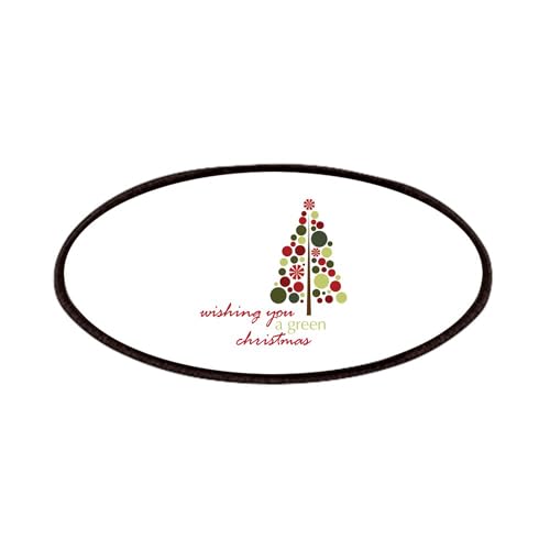 CafePress A Green Christmas Patches 4