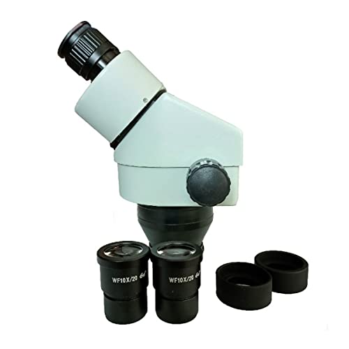�������ώ@ 7X-45X �o�ጰ�����w�b�h �A���Y�[�� �X�e���I Microscopio WF10X �ڊ჌���Y ���S�ȃI�v�V�����̃A�N�Z�T��(White 7X-45X)