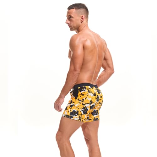 Taddlee Swimwear Men Basic Long Swimming Trunk Surf Camo Shorts Swimsuits Pocket