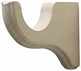 Kirsch Wood Trends Classics 3 1/2' Return Bracket for 2' Pole, Unfinished (MPN# 5503EG091)