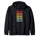 Rohan Rainbow Repetición de Rohan Nombre Texto Sudadera con Capucha