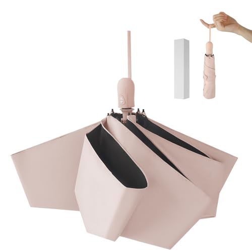 Mustarpicking 日傘 超軽量 198g UVカット率 100% 完全遮光 遮熱 ワンタッチ自動開閉 折りたたみ傘 コンパクト 折り畳み日傘 紫外線遮断 耐風撥水 晴雨兼用 携帯便利 メンズ レディース 母の日 父の日