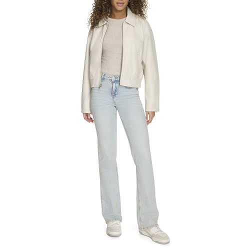 Image of Levi's Women's Faux Leather Bomber With Laydown Collar