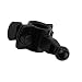 EKIND Universal Replacement Cradle and Removable Bicycle and Motorcycle Mount 17mm Swivel Ball GPS Holder Compatible for GPS Garmin Nuvi (Black)