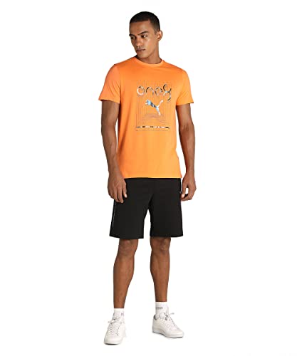 Image of Puma Cotton Regular Fit Mens T-Shirt (S22-84918601BK-P)