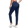 Rammus Jeggings Pull on Stretchy Jeans for Women High Waisted Skinny Jean Leggings Tummy Control Denim Pants with Pockets