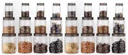 Rahi Mart Airtight Container Set, Kitchen Container Set, Food Storage Container, Plastic Container, Storage Box, Dibba Set of 24-300 ml, 600 ml, 1200 ml (Pack of 24)