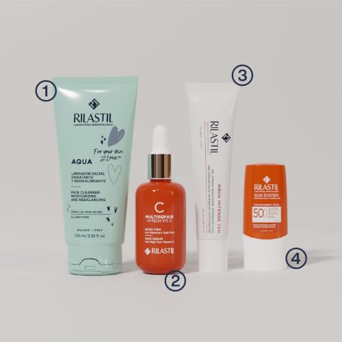 Miniatura 5 de Rilastil - Sun System, Stick Solar Facial SPF50+, 8,5 g | PRO-DNA Complex, SPF50+, UVB, UVA, Zonas Sensibles, Transparente, Resistente al Agua, Cara y Cuerpo, Uso Deportivo