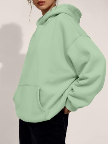 Image of Trendy Queen Women Oversized Hoodies Fall Outfits | Gentle Skin Feel, Aesthetic Drop Shoulder, Large Kangaroo Pocket, Seamless Daily Outfit Match