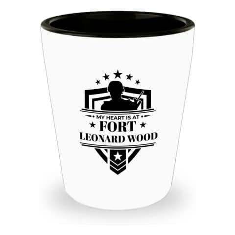 Fort Leonard Wood Ceramic Shot Glass Cover