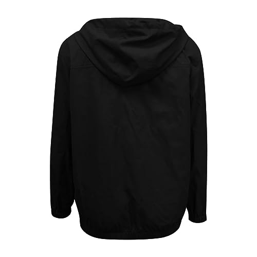 Chubasquero con capucha engomada y cortavientos ligero para mujer 7