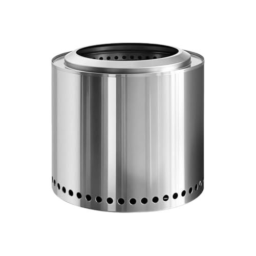 AOUMK �t���C���X�g�[�u �A�����t�@�C���[�s�b�g�A�����Α� �񎟔R�� ���d �y�ʁA �����^�т��ȒP�A�y���b�g �����Ȃ� �X�e�����X�� �y���b�g�A����A�p�e�B�I�A�� (36*34cm,�V���o�[)