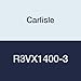 Carlisle R3VX1400-3 Rubber Power-Wedge Cog-Band Banded Belt, 3 Bands, 3/8" Width, 5/16" Thickness, 141.1" Length