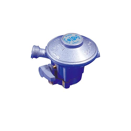 DIPRA - Détendeur Gaz Butane Quick-On – Valve 27 mm – Débit 1,3 kg/h – Sortie M20/150 + Tétine – Certifié NF