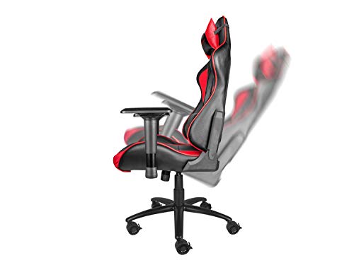 Image of Genesis Nitro 880 Gaming Chair Ergonomic Design, Faux Leather - Black /Red