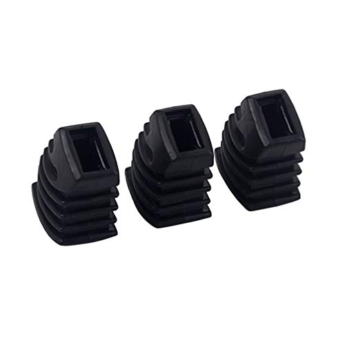 Piezas de goma para soporte de platillos y hardware de batería HEALLILY, tamaño S, 3 unidades (negro) miniatura 6