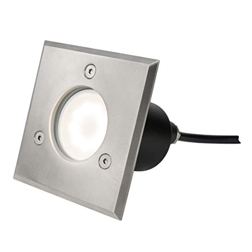 Bodeneinbaustrahler 3er Set mit IP67 für Außenbereiche