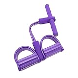ONGHAHYIS ONGHAHYIS Cuerda Elástica de Pedal Bandas de Resistencia a la Aptitud física Interior Ajustables Siéntese la Cuerda de la Cuerda Tensor Fitness Pedal Toble Puller (Color : Purple)