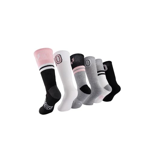 Mens Lifestyle Crew Socks, 6-pack, Soft & Stretchy, Comfortable2