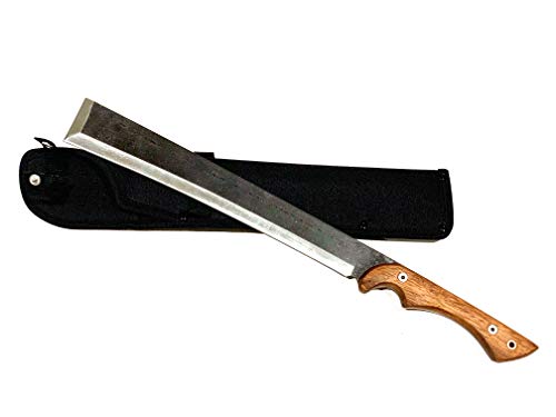 NLX 19.25" Machete Knife Japanese NATA Tool Style - 440 Stainless Steel Full Tang Blade - Multi-Function Outdoor Camping Tool with Sheath. for Collection, Gift and Camping Cutting Ropes - Branches