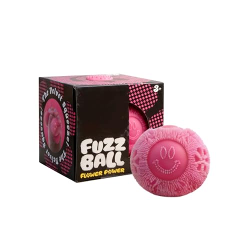Sensory Squeeze Ball with Velvety Texture and Wave Pattern Soft Squishy Ball for Stress Relief for Children Adults - Ideal for Home School & Travel as a Gift