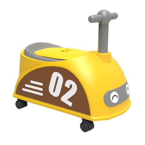 Oanawy 補助便座 子供 おまる 便座 トイレトレーニング 男の子 トイレトレーナー 練習 トイレ補助 子ども便座 キッズ用便座 携帯トイレ 幼児 女の子 蓋付き 軽量 可愛い 車デザイン (イエロー)