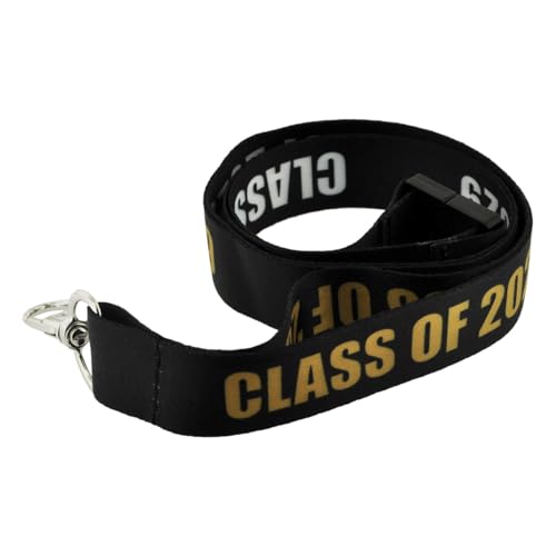 Image of PinMart Class of 2025-2030 School Graduation Lanyard ID Name Badge Keychain