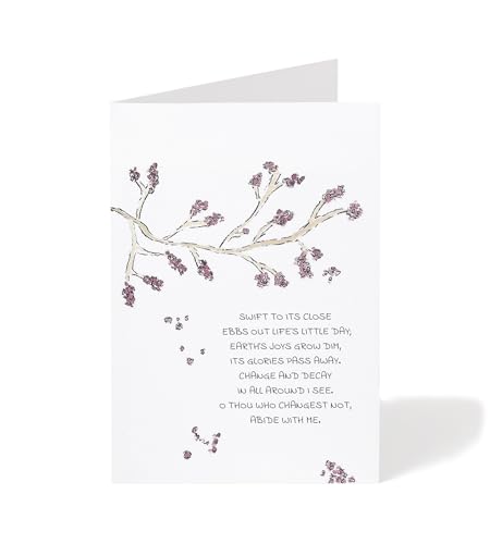 Image of Hymns By Hannah Watercolor Christian Hymn Notecards Gift Set, 4 Notecards w / Envelopes and Sticker Envelope Seals, 4 inchx6 inch Notecards, Blank Inside, Reprints of Original, Hand-painted Watercolor Art,