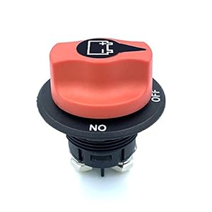 NSTART Accu-scheidingsschakelaar, accuscheidingsschakelaar, 12V-48V, auto-accuschakelaar, scheidingsschakelaar, 100A, on…