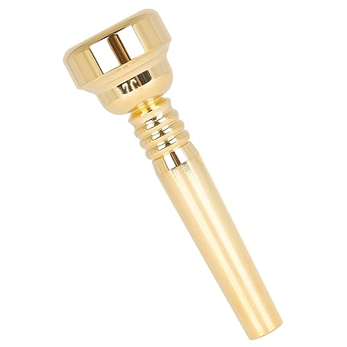Vaguelly Beginner Trumpet Metal Mouthpiece Brass Trumpet Gear for Music Instruments