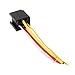 80A 12V Automotive Relay with Plastic Back Socket, Four-Pin High Current Relay for Car Anti-Theft Device, Headlight, and Oil Pump Control(80A12Vfive-foot)