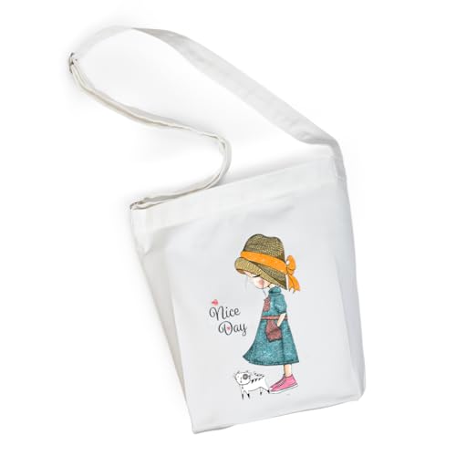 Image of Lify Women's Retro Large Size Canvas Shoulder Bag Hobo Crossbody Handbag Casual Tote - 1 Piece