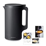 ［日本正規品］recolte レコルト 自動調理ポット スープメーカー 大容量 約600ml 30レシピ 豆乳メーカー 全自動 ポタージュ 洗いやすい 多機能 レシピ本付き 離乳食 おかゆ 加熱式 ナチュラルブラック RSY-2(BK)