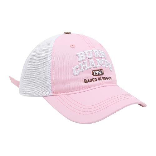 YJZQ Kinder Baseballkappe Atmungsaktive Mesh Kappe Kleinkind UV-Schutz Sonnenhut Verstellbare Schlappmütze Jungen Mädchen Leichte Schirmmütze Gestickte Sportmütze für 4-10 Jahren Kinder