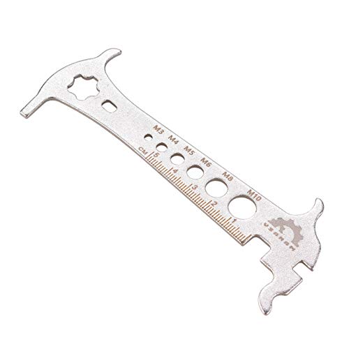 Corrente verificador, Romacci Régua de medição de corrente de bicicleta Ferramenta de conserto de in