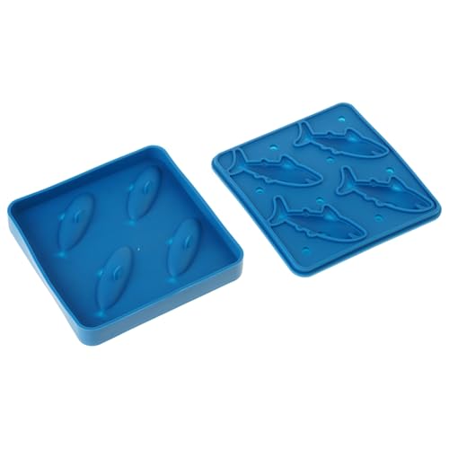 Molde para hielo de silicona forma peces 10x10 cm miniatura 1