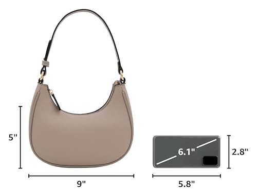 Image of FashionPuzzle Small Crescent Shoulder Bag Underarm Purse