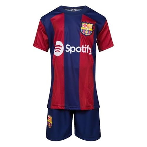 Conjunto Infantil Barcelona Time de Futebol Camisa e Shorts (10)