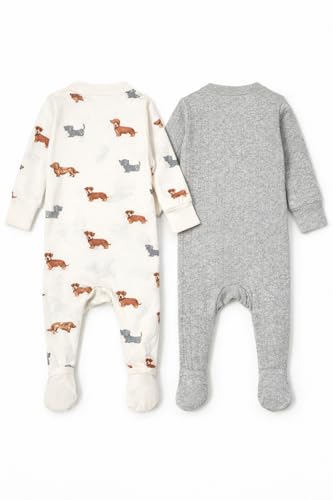 Image of TuddyBuddy 100% Cotton Multi Color Zipper Romper Sleepsuit /Romper /Jumpsuit for Baby Boy & Baby Girl